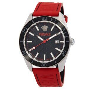 FX02830B NWT Versace Fashion Men's Quartz Steel Authentic Watch